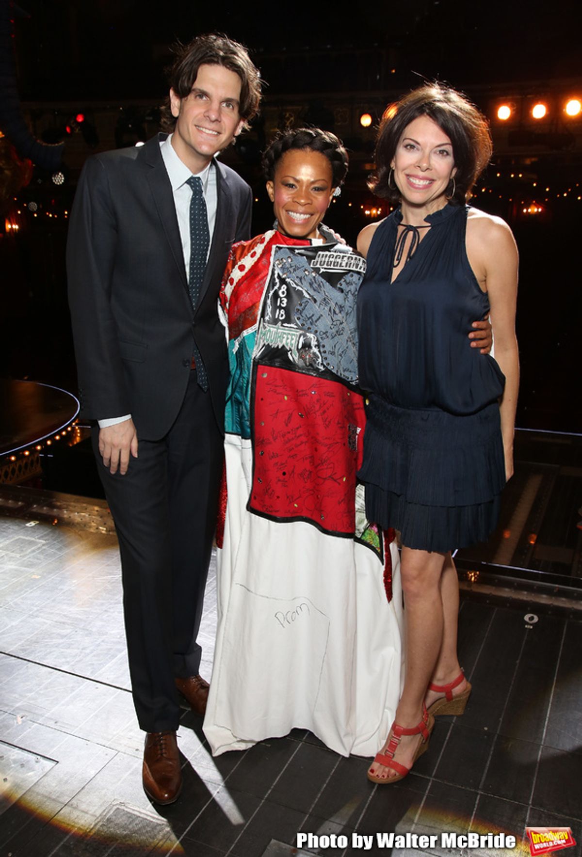 Alex Timbers, Bahiyah Hibah and Jill Abramovitz at 