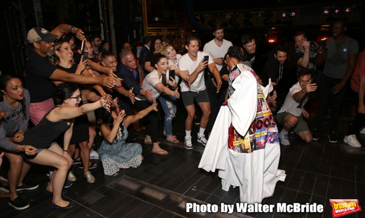   Bahiyah Hibah and cast at 