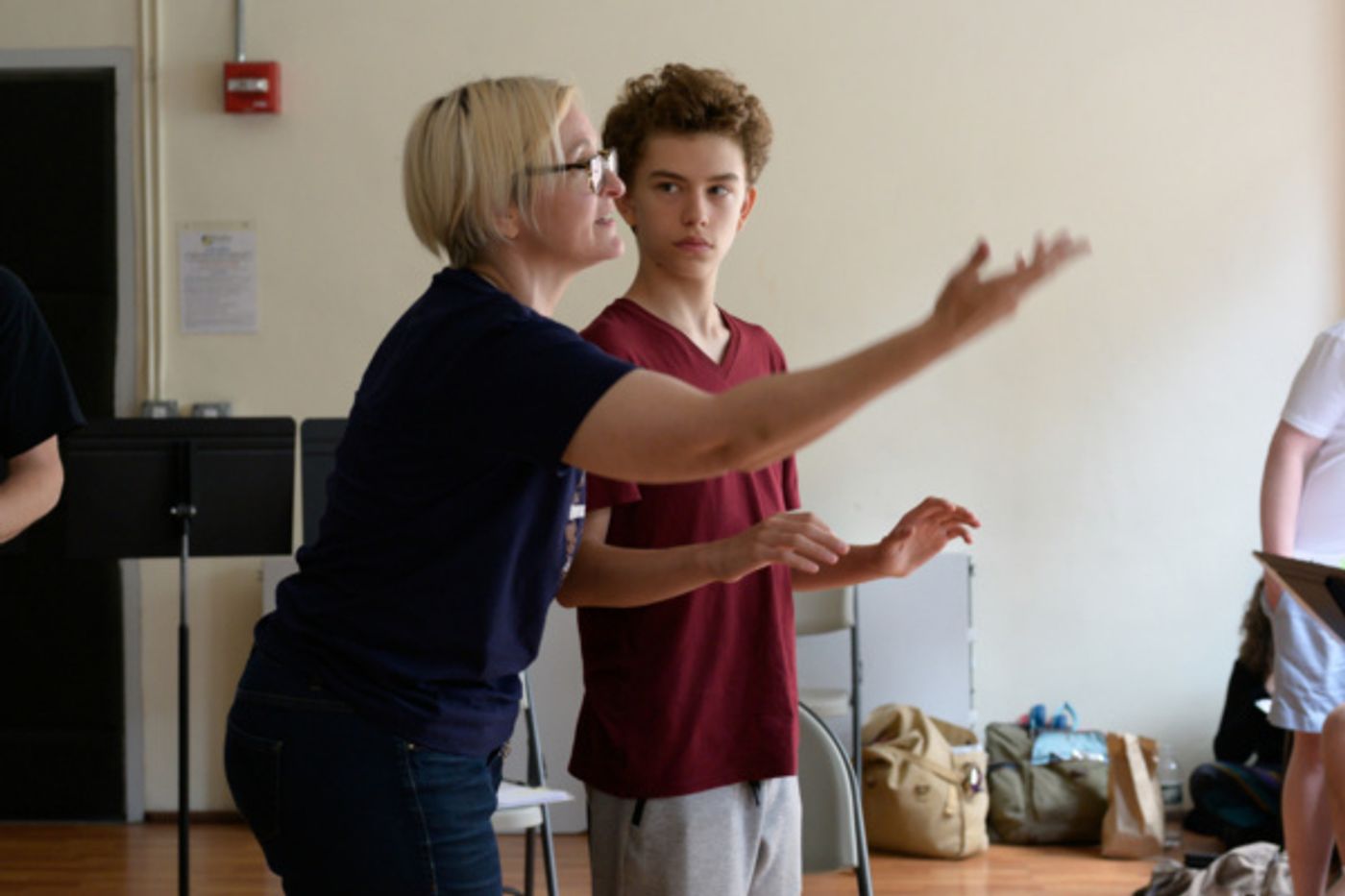 Photo Flash: First Look At Rehearsals For ROUND WENT THE WHEEL At Broadway Bound Theatre Festival Photo Flash: First Look At Rehearsals For ROUND WENT THE WHEEL At Broadway Bound Theatre Festival Image