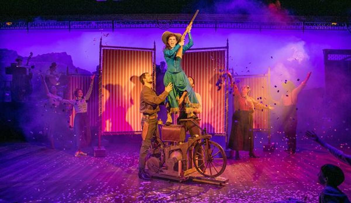 Alexandra Socha and the Company of ANNIE GET YOUR GUN at 