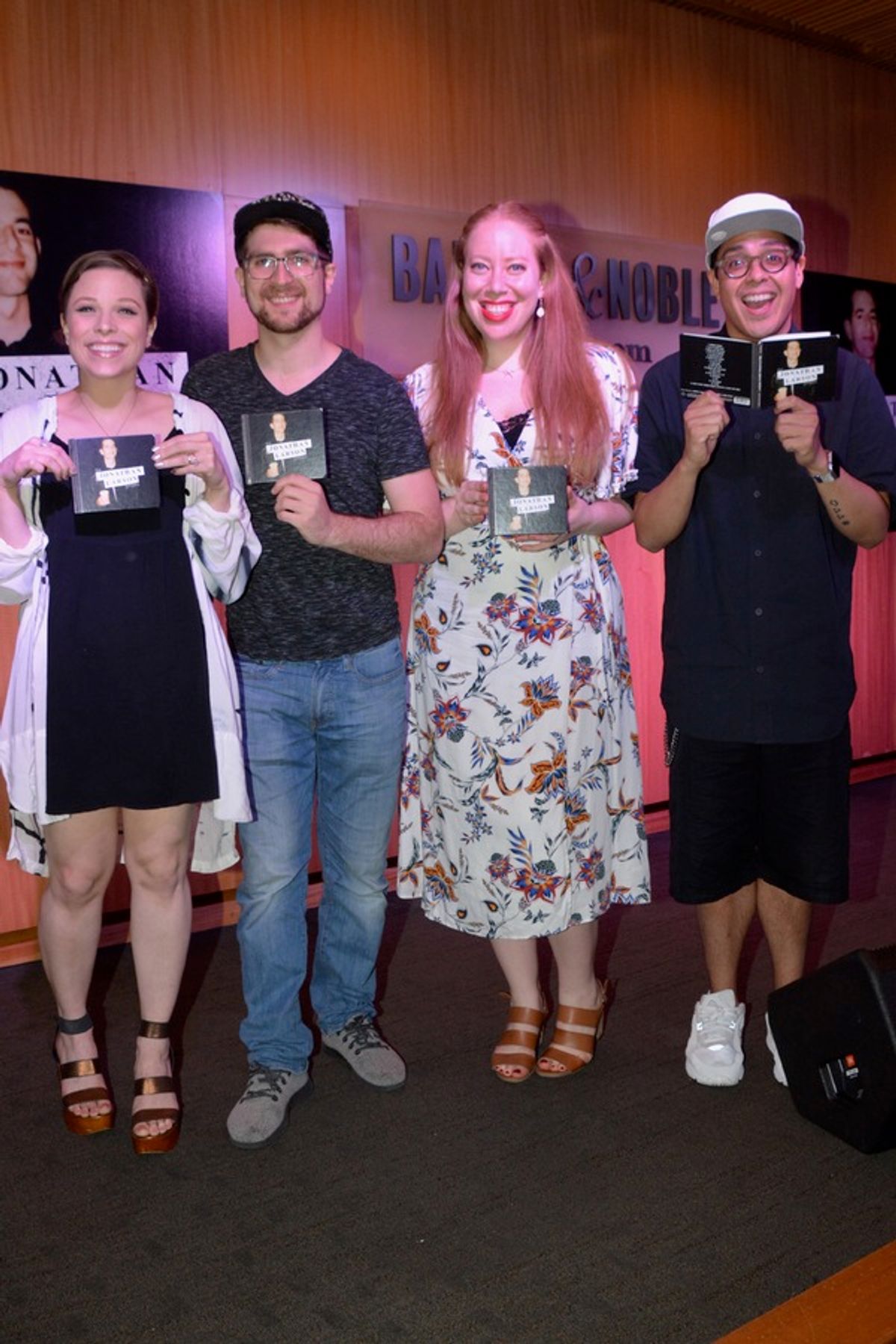 Lauren Marcus, Charlie Rosen Jennifer Ashley Tepper and George Salazar  at 