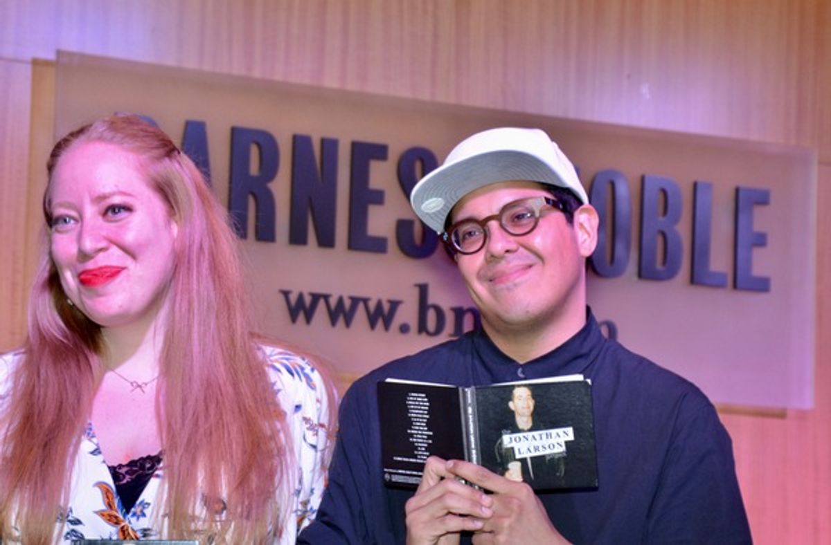 Jennifer Ashley Tepper and George Salazar  at 