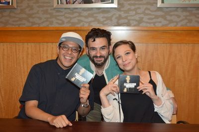 George Salazar, Joe Iconis and Lauren Marcus Photo