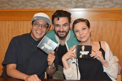 George Salazar, Joe Iconis and Lauren Marcus Photo