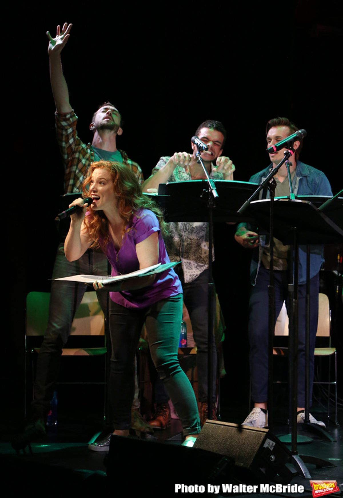 Kennedy Caughell, Alex Gibson, Blaine Alden Krauss and Zach Adkins  at 