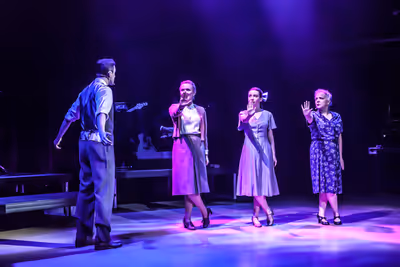 Andrew MacNaughton, Laura Larson, Phoebe Rex, Charlotte Moore  COULD I HAVE THIS DANC Photo