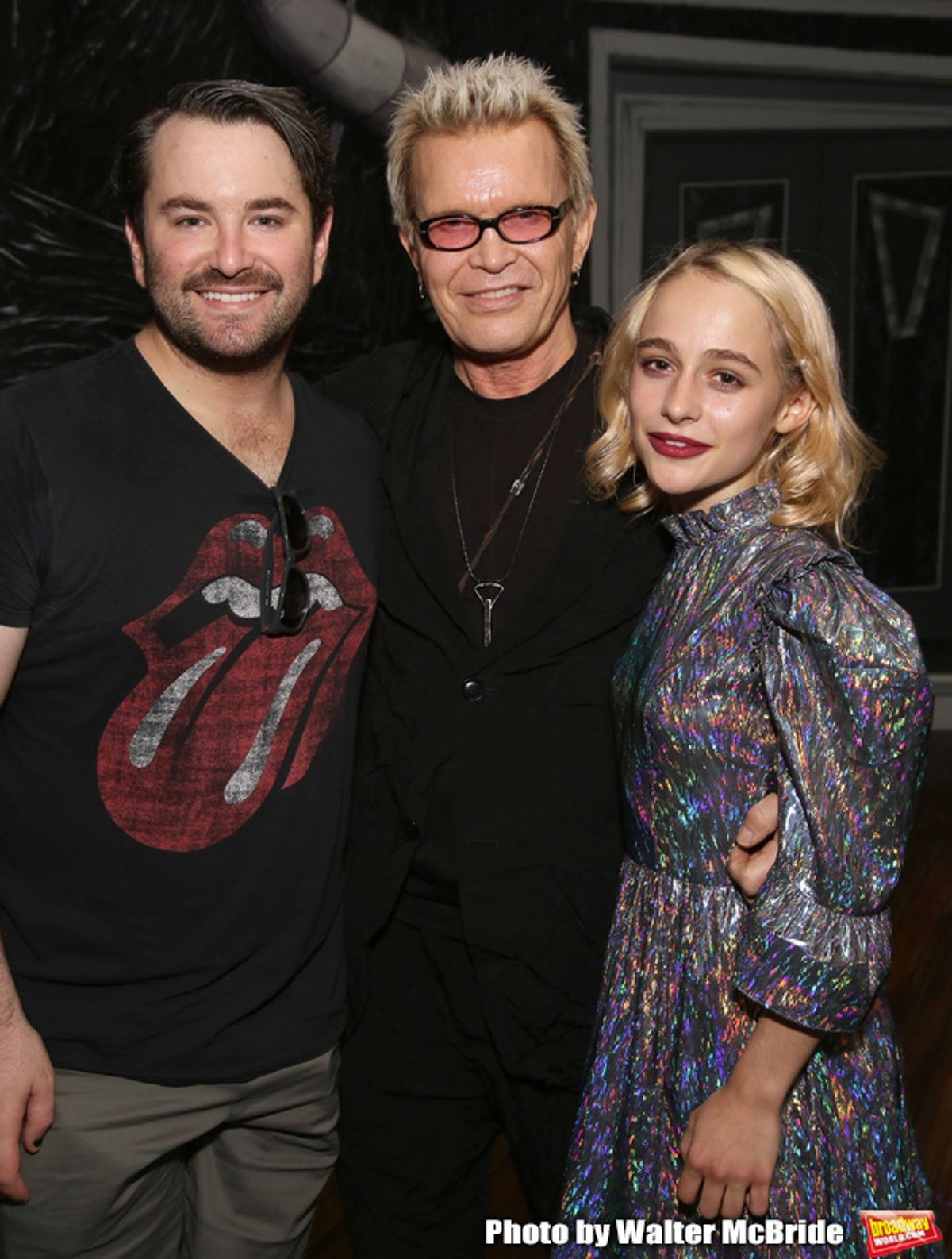 Alex Brightman, Billy Idol and Sophia Anne Caruso  at 