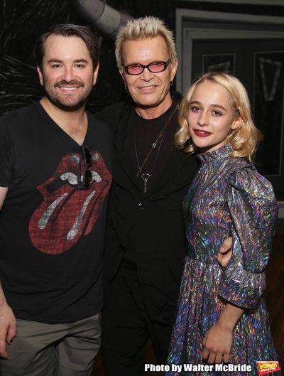Alex Brightman, Billy Idol and Sophia Anne Caruso  Photo