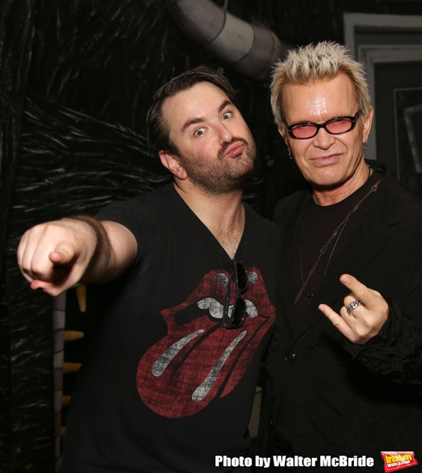 Exclusive Photo Coverage: Billy Idol Visits BEETLEJUICE Exclusive Photo Coverage: Billy Idol Visits BEETLEJUICE Image