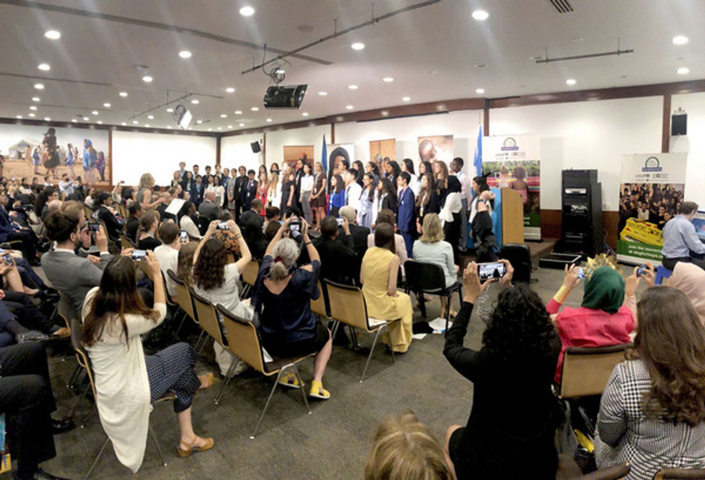 Photo Flash: UNICEF, Sing For Hope HandaHarmony, & Juilliard Bring Youth & Arts Into Global Development  Image