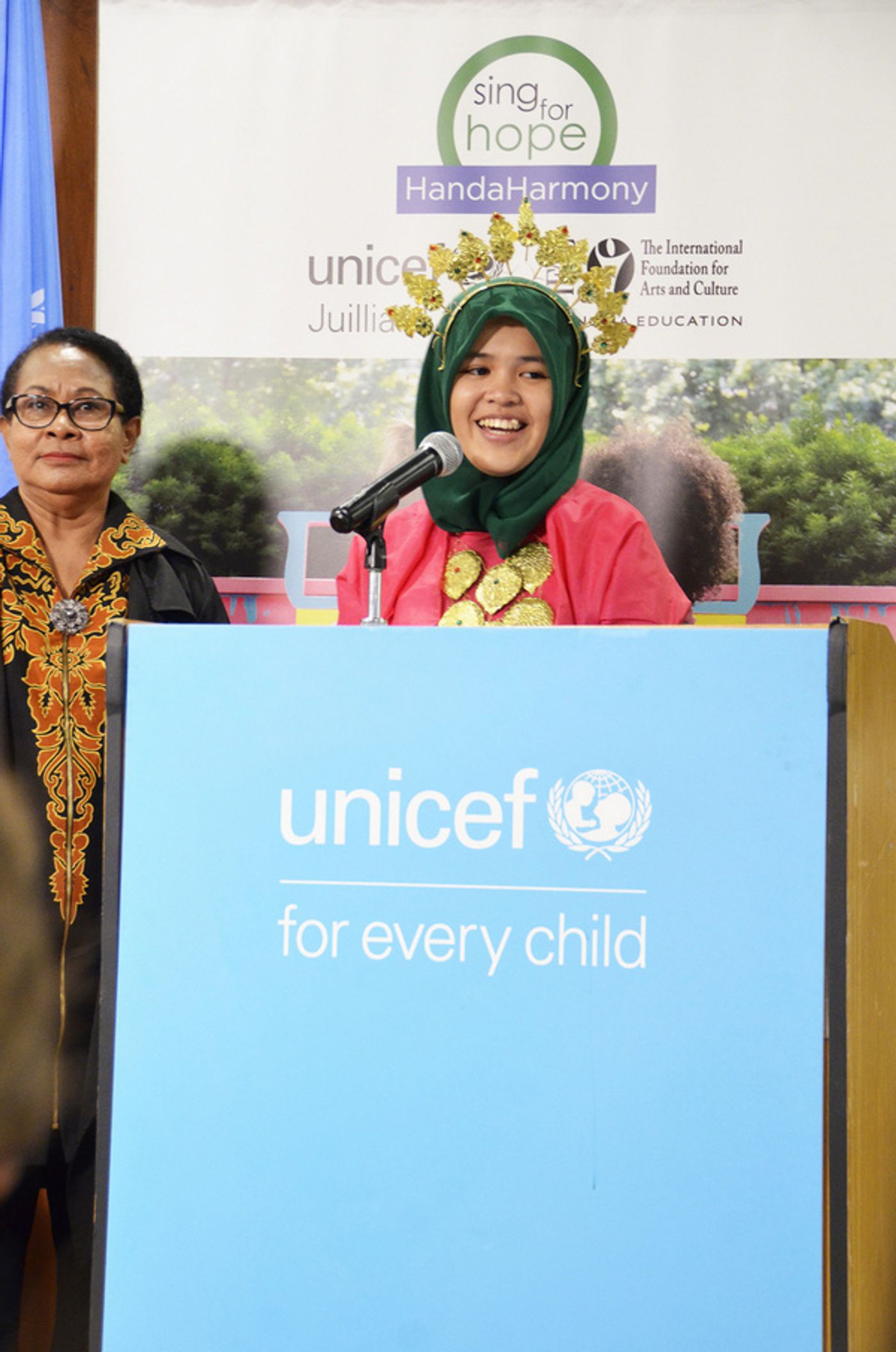 Photo Flash: UNICEF, Sing For Hope HandaHarmony, & Juilliard Bring Youth & Arts Into Global Development  Image