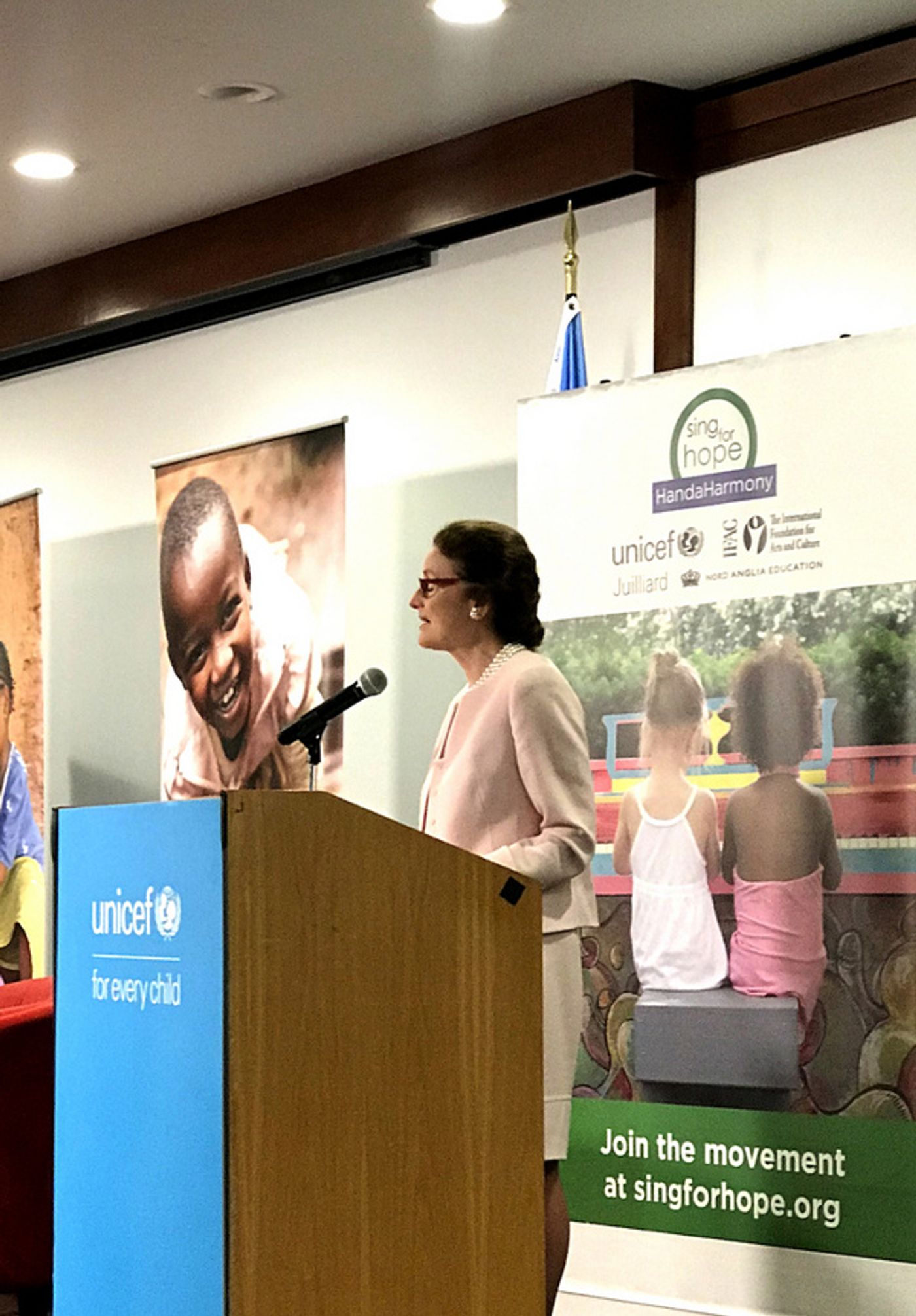 Photo Flash: UNICEF, Sing For Hope HandaHarmony, & Juilliard Bring Youth & Arts Into Global Development  Image