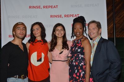 Jake Ryan Lozano, Domenica Feraud, Florencia Lozano, Portia and Michael Hayden Photo