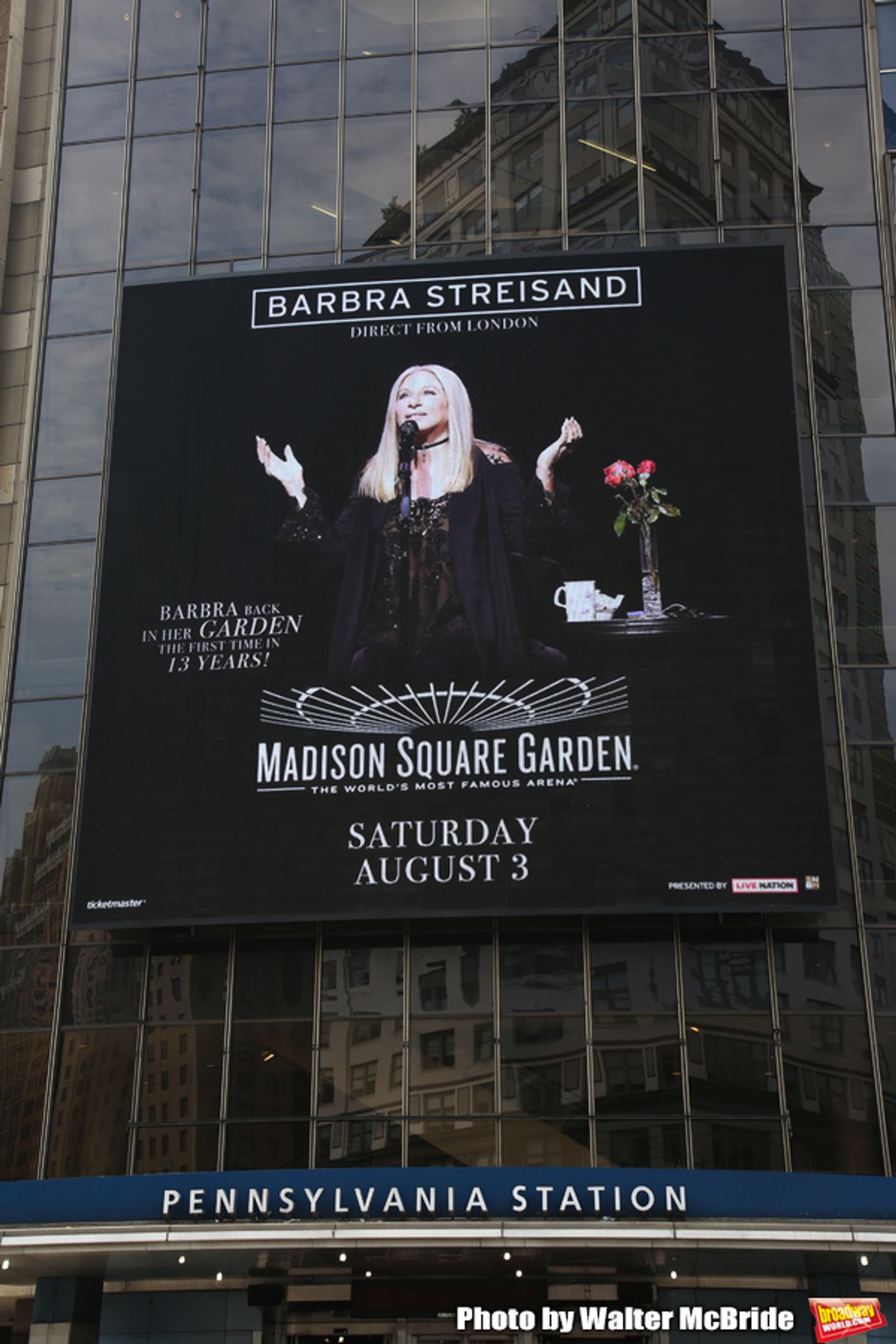 Up on the Marquee: Barbra Streisand Returns to Madison Square Garden  Image