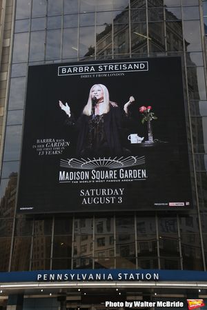 Barbra Streisand Theatre Marquee for her August 3, 2019 Concert at Madison Square Garden, Barbra back in her Garden the first time in 13 years! @ BroadwayWorld Barbra Streisand Theatre Marquee for her August 3, 2019 Concert at Madison Square Gar Photo