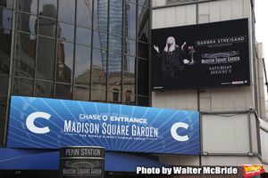 Barbra Streisand Theatre Marquee for her August 3, 2019 Concert at Madison Square Garden, Barbra back in her Garden the first time in 13 years! @ BroadwayWorld Barbra Streisand Theatre Marquee for her August 3, 2019 Concert at Madison Square Gar Photo