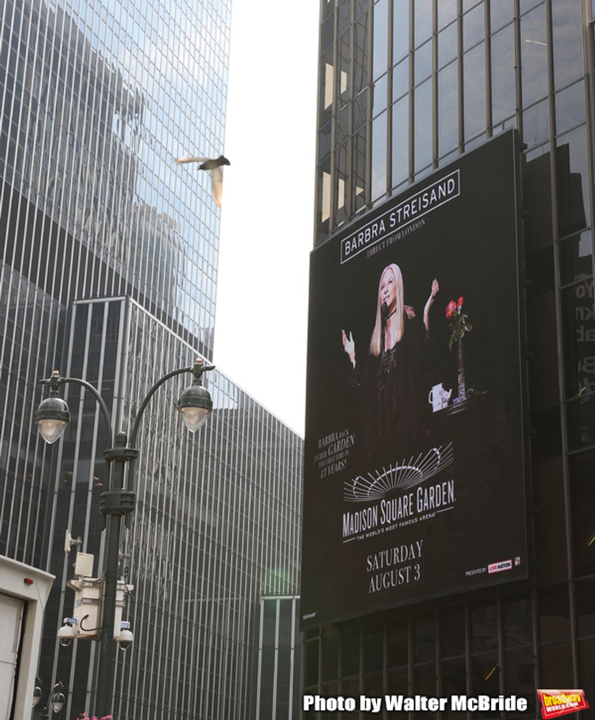 Barbra Streisand Theatre Marquee for her August 3, 2019 Concert at Madison Square Garden, Barbra back in her Garden the first time in 13 years! at 