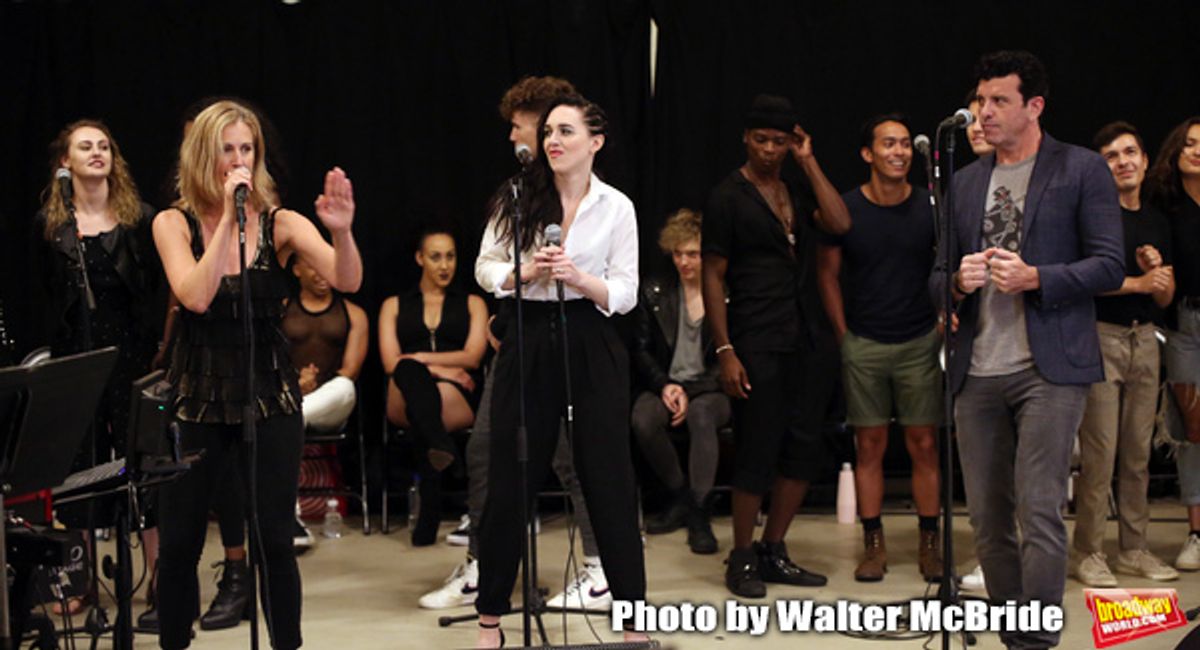 Erin Mosher, Lena Hall and Bradley Dean at 