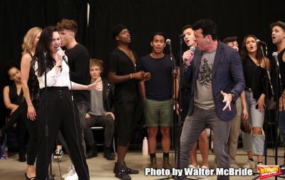 Lena Hall and Bradley Dean with cast  Photo