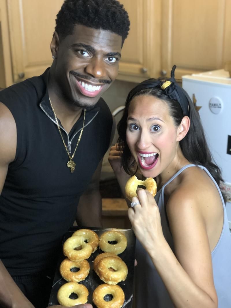 Backstage Bite with Katie Lynch: Jawan M. Jackson Ain't Too Proud to Bake Sweet Donuts!  Image