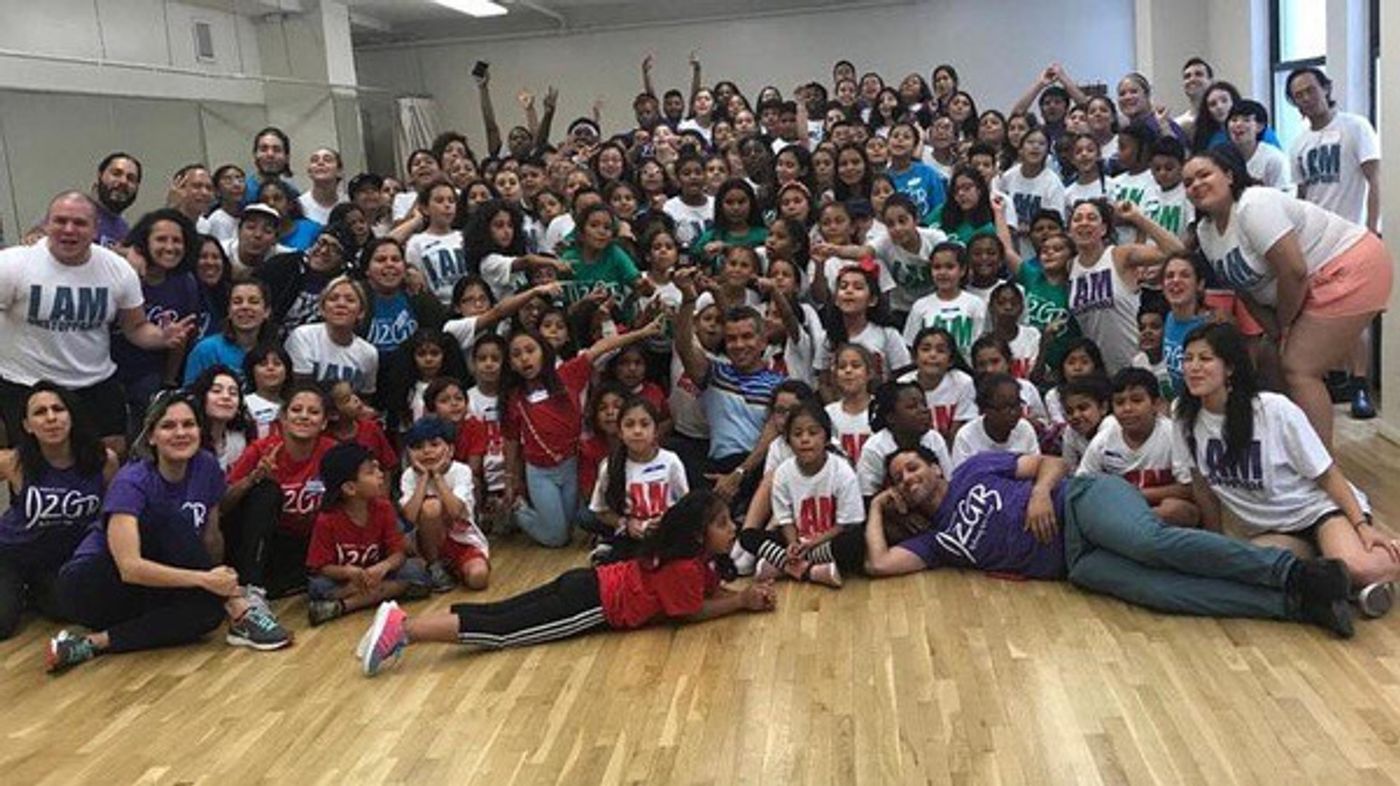 Photo Flash: Tony Award-Winner Sergio Trujillo Visits R.Evolución Latina's Summer Camp  Image