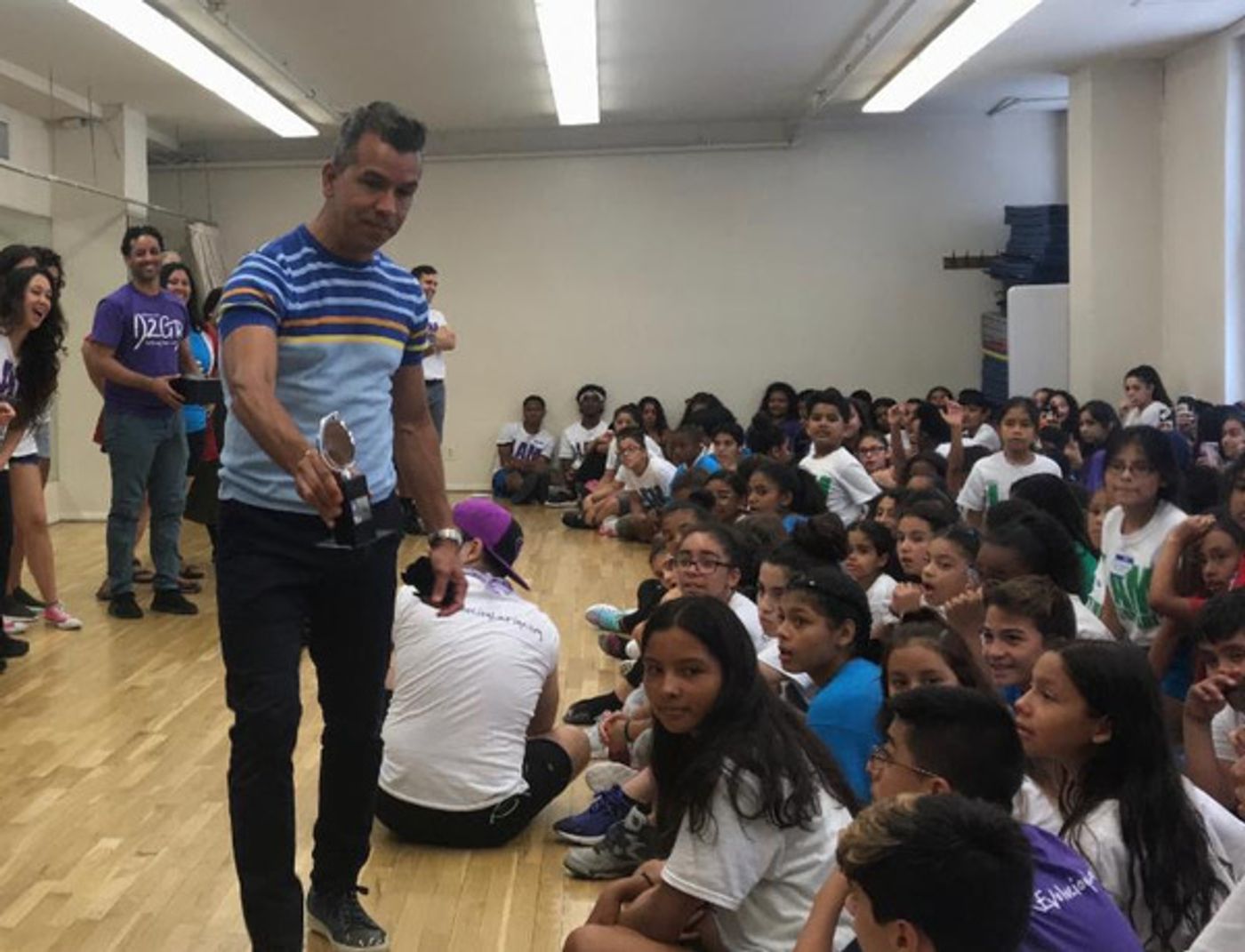 Photo Flash: Tony Award-Winner Sergio Trujillo Visits R.Evolución Latina's Summer Camp  Image