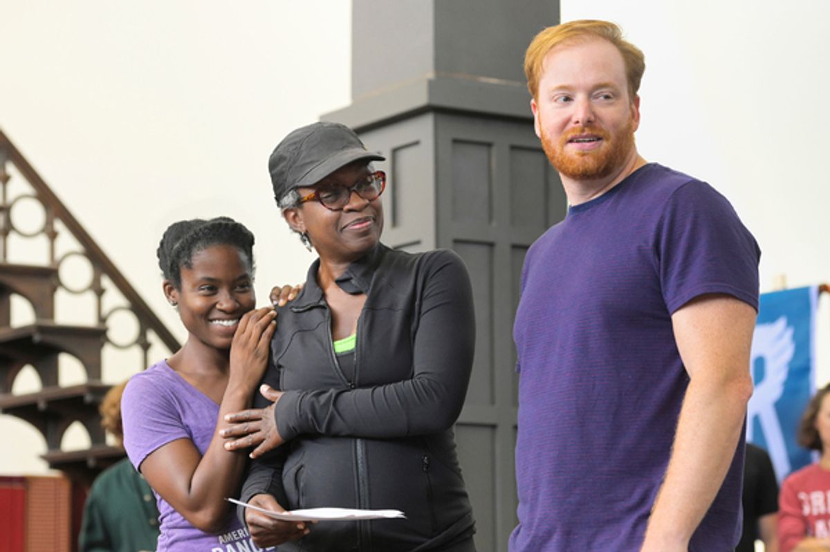 Falomi Williams, Yanna McIntosh and David Abeles at 