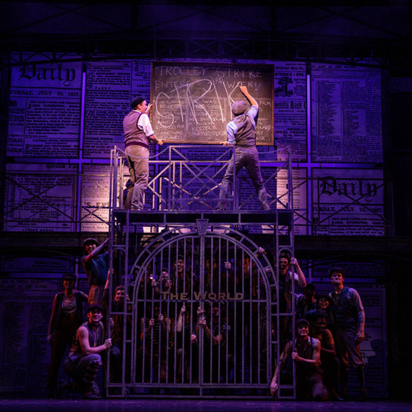 Photo Flash: Dan DeLuca Leads Disney's NEWSIES At The Lexington Theatre Company  Image
