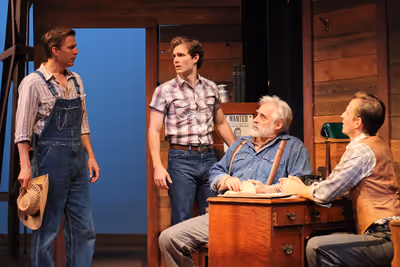  Benjamin Eakeley as Noah Curry, Isaac Hickox-Young as Jimmy Curry, Mark Elliot Wilso Photo