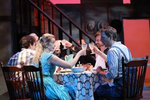 Monette Magrath as Lizzie Curry, Benjamin Eakeley @ BroadwayWorld Monette Magrath as Lizzie Curry, Benjamin Eakeley Photo