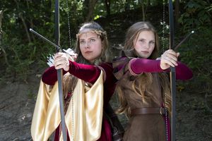 Camryn Smith and Alexa Stratton as Queen Guinevere & Young Guinevere photo by Jason Johnson-Spinos @ BroadwayWorld Camryn Smith and Alexa Stratton as Queen Guinevere & Young Guinevere photo by Jaso Photo
