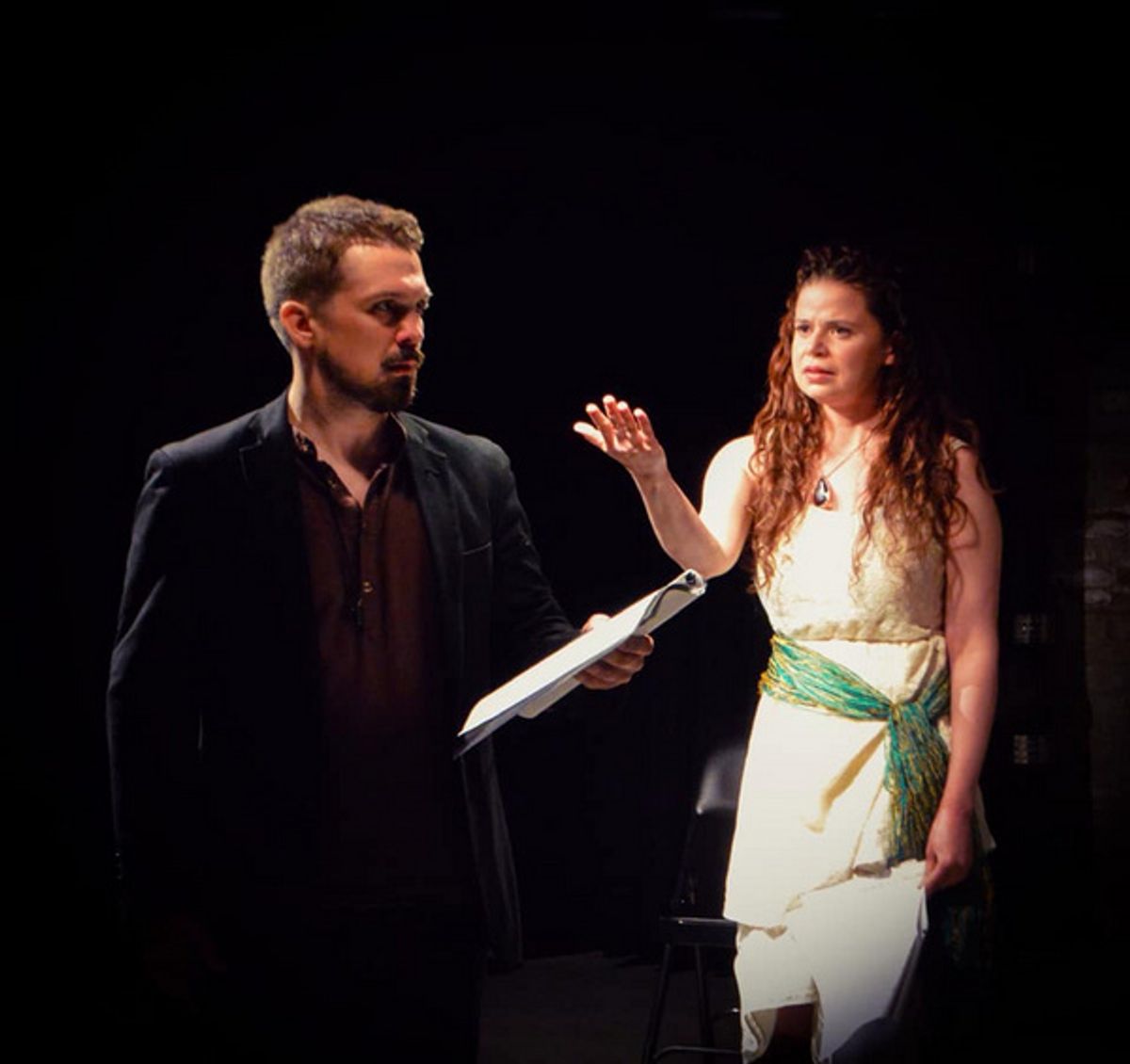 Jeremy Lister and Abby Wilde at 