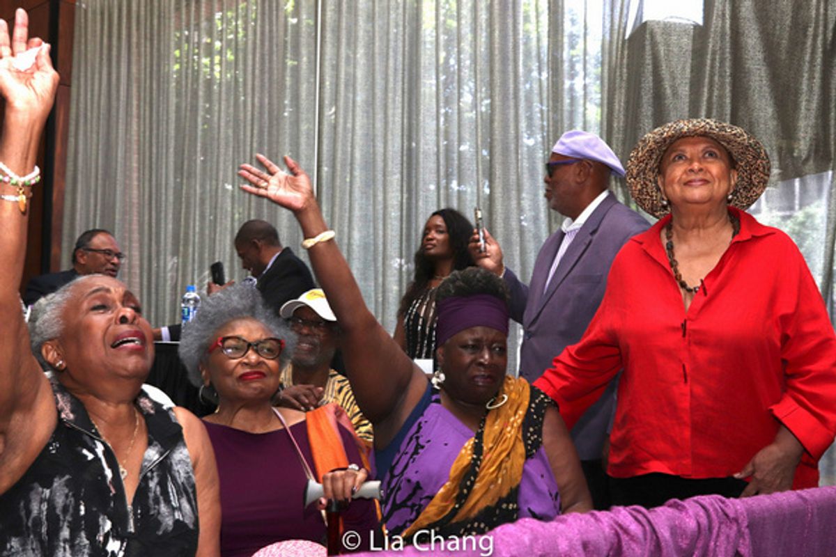 Starletta DuPois, Hattie Winston, Ebony Jo-Ann and Barbara Montgomery at 