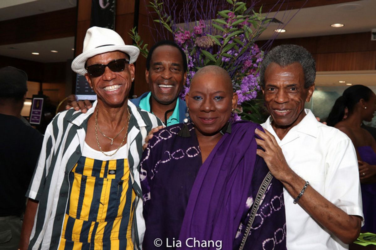 Idris Akamoor, Herman LeVern Jones, Nana Malaya Rucker-Oparabea and Andre De Shields at 