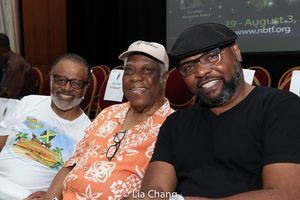 Ted Lange, Woodie King, Jr. and Petri Byrd Photo