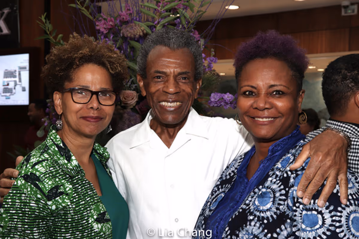 Kim Sykes, Andre De Shields and Tonya Pinkins at 