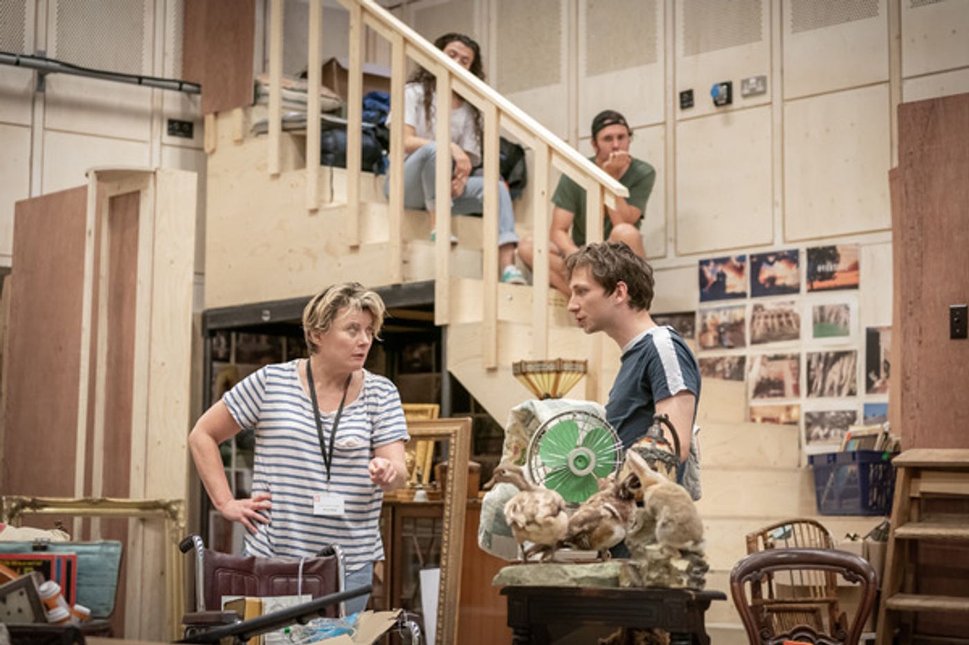 Photo Flash: Inside Rehearsal For APPROPRIATE at the Donmar Warehouse  Image