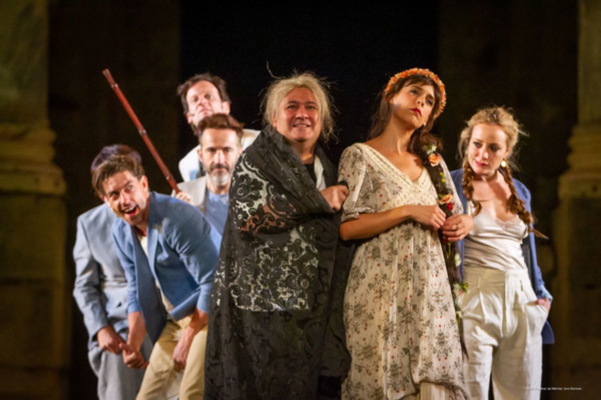 31/07/2019 .-65 Festival de Teatro ClÃ¡sico de MÃ©rida .- Metamorfosis de Mary Zimmerman. REPARTO
Concha Velasco, Pepe Viyuela
Edu Soto, AdriÃ¡n Lastra, Pilar Castro, BelÃ©n Cuesta, Secun de la Rosa, MarÃ­a HervÃ¡s, Ãngela Cremonte, y Pepe Ocio. EFE/ Jero Morales at 