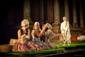 31/07/2019 .-65 Festival de Teatro Clásico de Mérida .- Metamorfosis de Mary Zimmerman. REPARTO
Concha Velasco, Pepe Viyuela
Edu Soto, Adrián Lastra, Pilar Castro, Belén Cuesta, Secun de la Rosa, MarÃa Hervás, Ãngela Cremonte, y Pepe Ocio. EFE/ Jero Morales @ BroadwayWorld 31/07/2019 .-65 Festival de Teatro Clásico de Mérida .- Metamorfosis de Mary Zi Photo