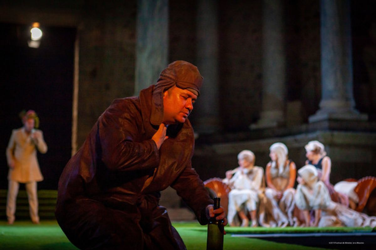 31/07/2019 .-65 Festival de Teatro ClÃ¡sico de MÃ©rida .- Metamorfosis de Mary Zimmerman. REPARTO
Concha Velasco, Pepe Viyuela
Edu Soto, AdriÃ¡n Lastra, Pilar Castro, BelÃ©n Cuesta, Secun de la Rosa, MarÃ­a HervÃ¡s, Ãngela Cremonte, y Pepe Ocio. EFE/ Jero Morales at 