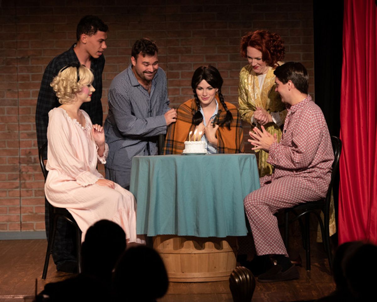 Chelsea Dacey, Logan Molinari, Nick Ciasullo, Voni Kengla, Lauren Linn and Tyler Caisse at 