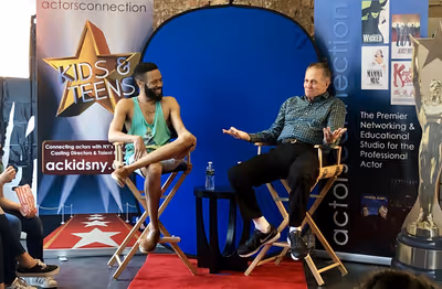 Broadway Stars Stephen Bradbury (HARRY POTTER On Broadway) and Jason Veasey (LION KIN Photo