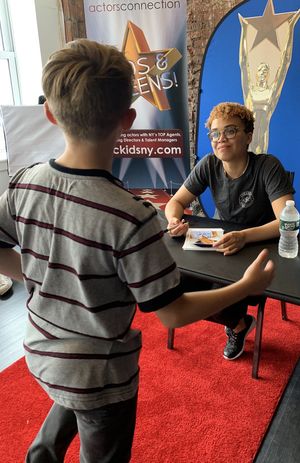 Broadway Star Kim Exum signs autographs for Kids & Teens at Actors Connection Performing Arts Camp. @ BroadwayWorld Broadway Star Kim Exum signs autographs for Kids & Teens at Actors Connection Perform Photo