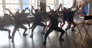 Broadway Star Kim Exum (BOOK OF MORMON) teaches Kids & Teens a dance combination at Actors Connection Performing Arts Camp. @ BroadwayWorld Broadway Star Kim Exum (BOOK OF MORMON) teaches Kids & Teens a dance combination at A Photo