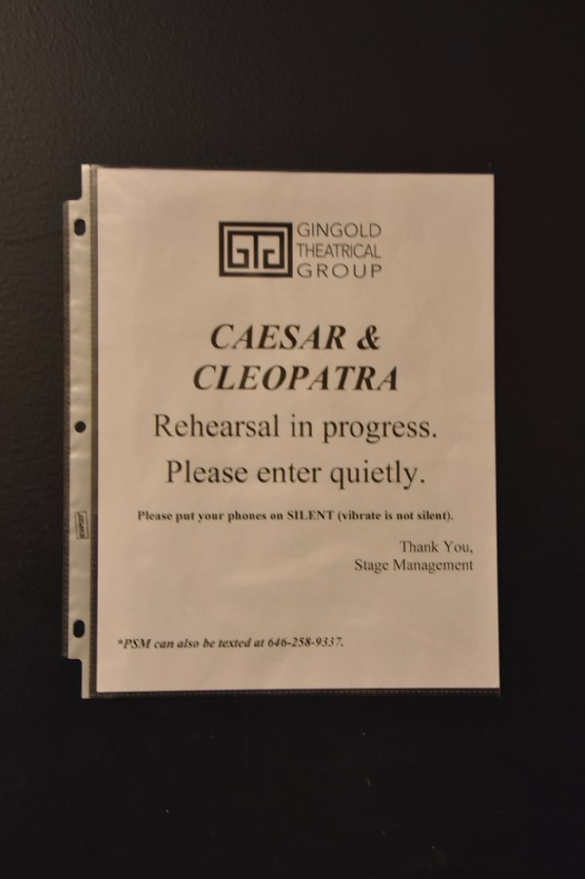 Bernard Shaw's Caesar & Cleopatra at 