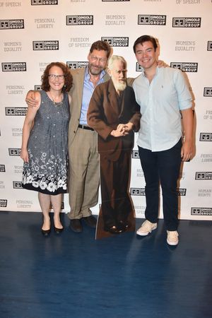 Alyce Stark, David Staller, George Bernard Shaw and Liam Prendergast @ BroadwayWorld Alyce Stark, David Staller, George Bernard Shaw and Liam Prendergast Photo