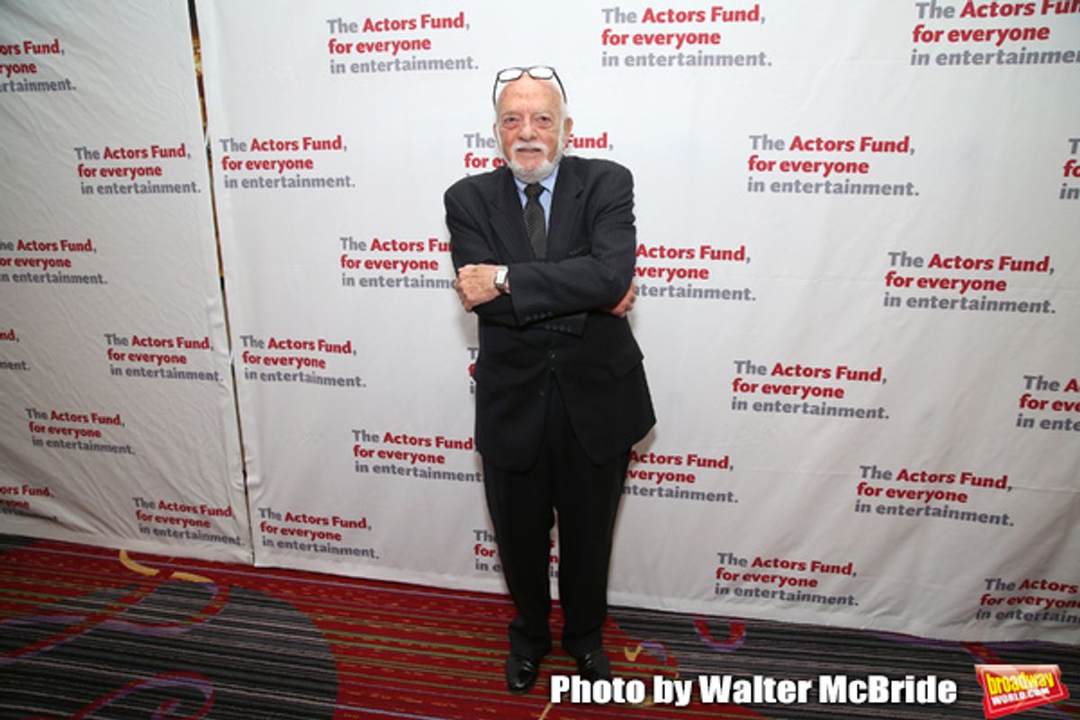 Hal Prince attends The Actors Fund Annual Gala at the Marriott Marquis on 5/8//2017 in New York City. at 