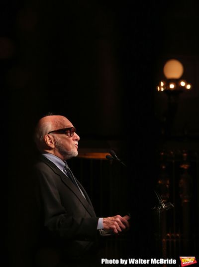 Hal Prince on stage at the  2017 Dramatists Guild Foundation Gala presentation at Got Photo