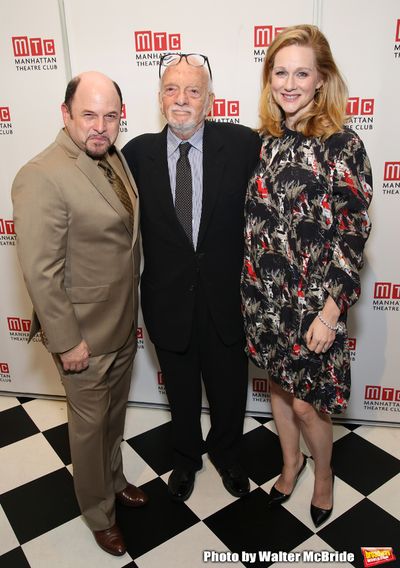 Jason Alexander, Hal Prince and Laura Linney attends the 2017 Manhattan Theatre Club  Photo