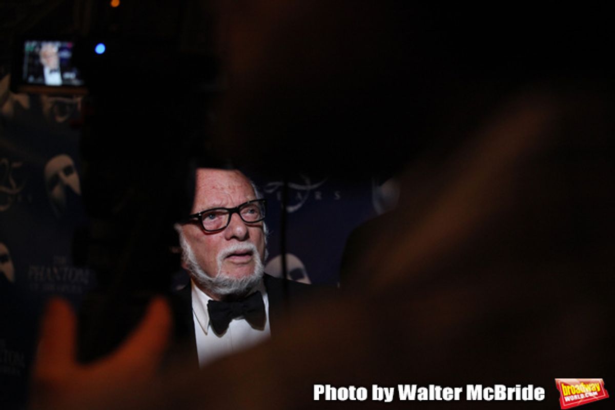 Hal Prince attending the 'Phantom of the Opera' - 25 Years on Broadway Gala Performance at the Majestic Theatre in New York City on 1/26/2013 at 